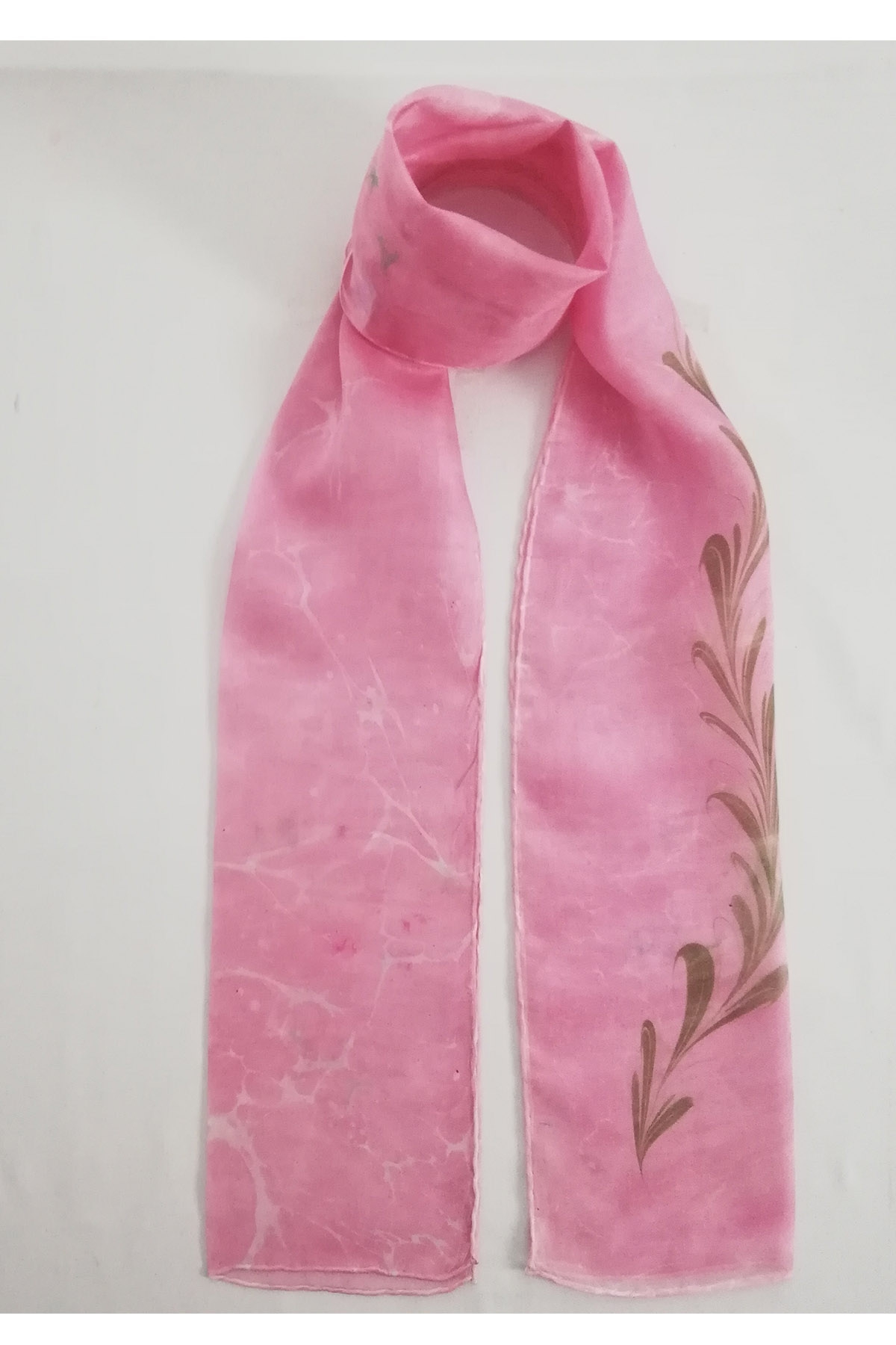 EBRU%20SANATI%20EL%20YAPIMI%20ÖZELKOLEKSİYON%20PEMBE%20İPEK%20FULAR%20FIRSAT%20OZLKF104
