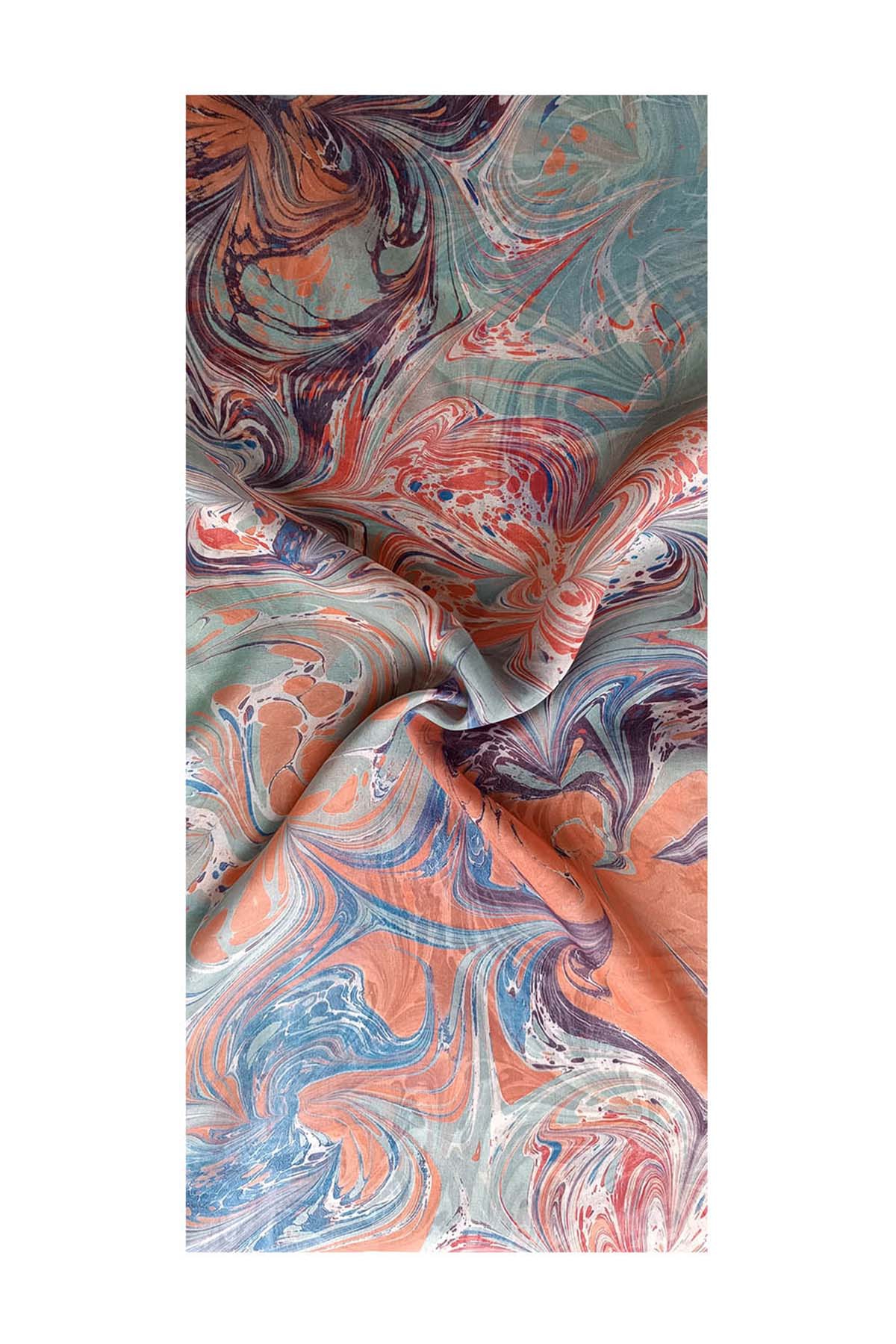 EBRU%20SANATI%20EL%20YAPIMI%20İPEK%20FULAR%20FU%20131%20ÇOK%20RENKLİ