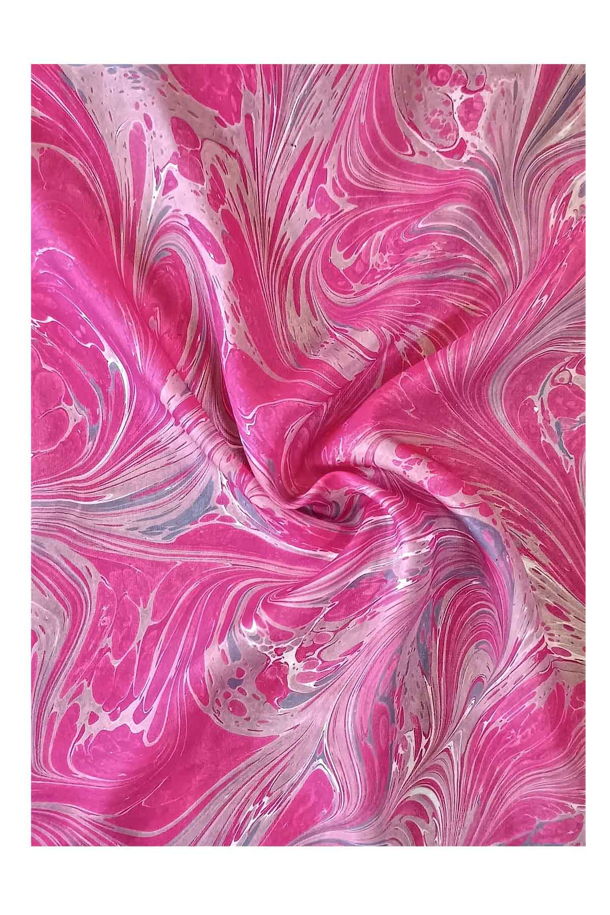 EBRU%20SANATI%20EL%20YAPIMI%20İPEK%20FULAR%20FU%20134%20ÇOK%20RENKLİ