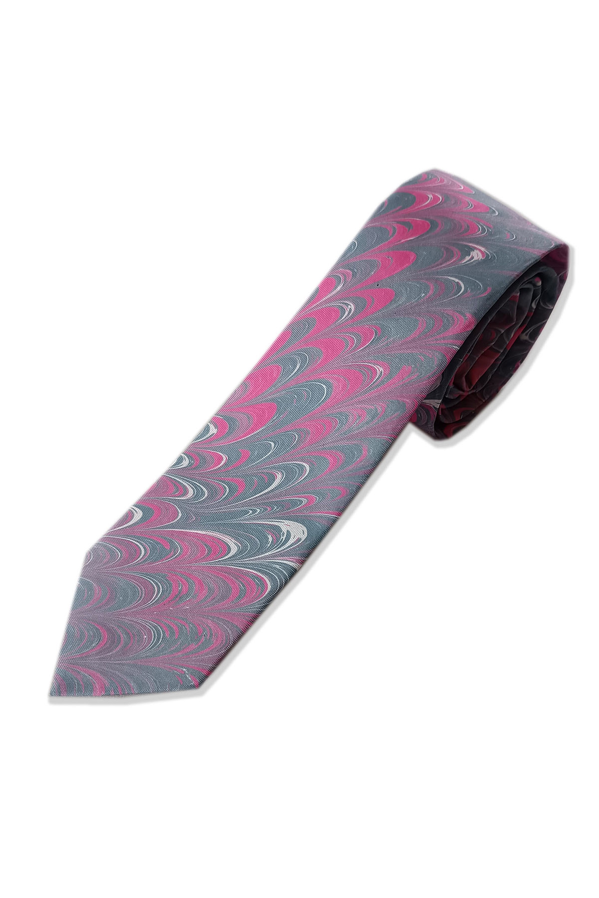EBRU%20SANATI%20EL%20YAPIMI%20ERKEK%20GRİ%20KOYU%20PEMBE%20İPEK%20KRAVAT%20IKR%2072