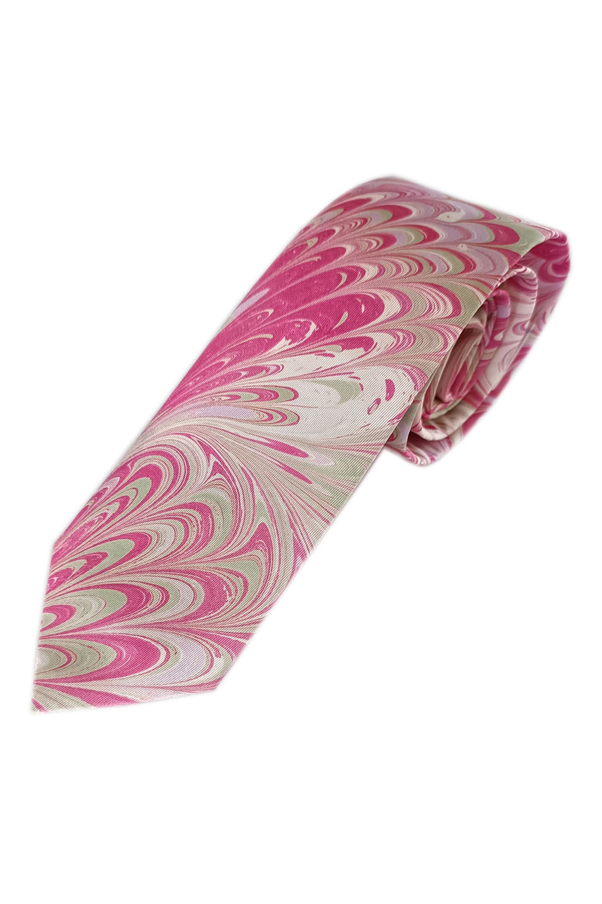 EBRU%20SANATI%20EL%20YAPIMI%20PEMBE%20LİLA%20YEŞİL%20İPEK%20KRAVAT%20IKR%20108