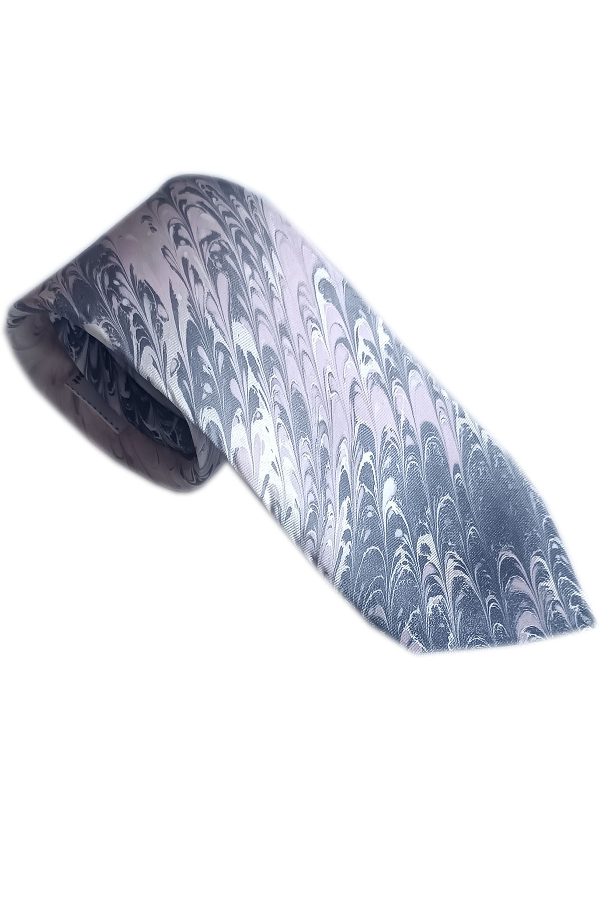 EBRU%20SANATI%20EL%20YAPIMI%20PEMBE%20GRİ%20%20BEYAZ%20İPEK%20KRAVAT%20IKR%20134