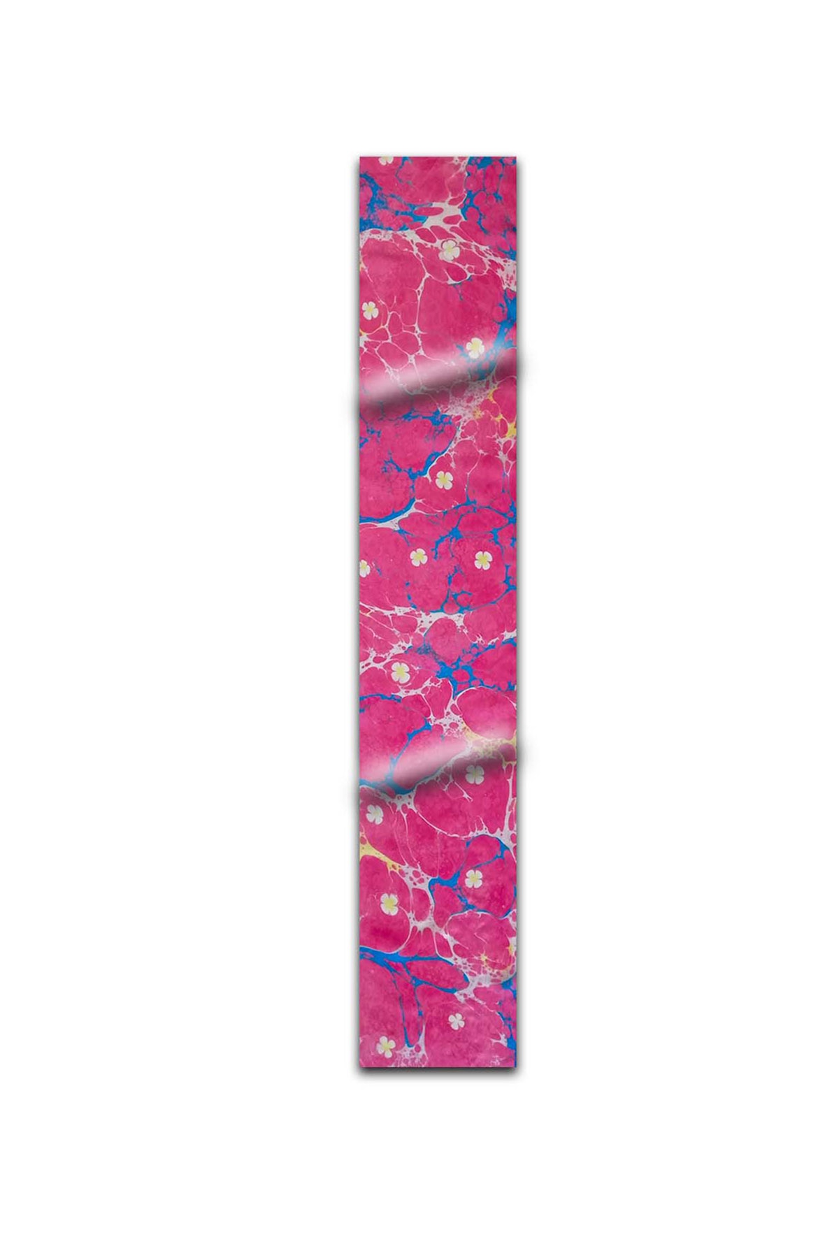 EBRU%20SANATI%20EL%20YAPIMI%20PEMBE%20SARI%20ÇİÇEKLİ%20İPEK%20FULAR%20KF%20115