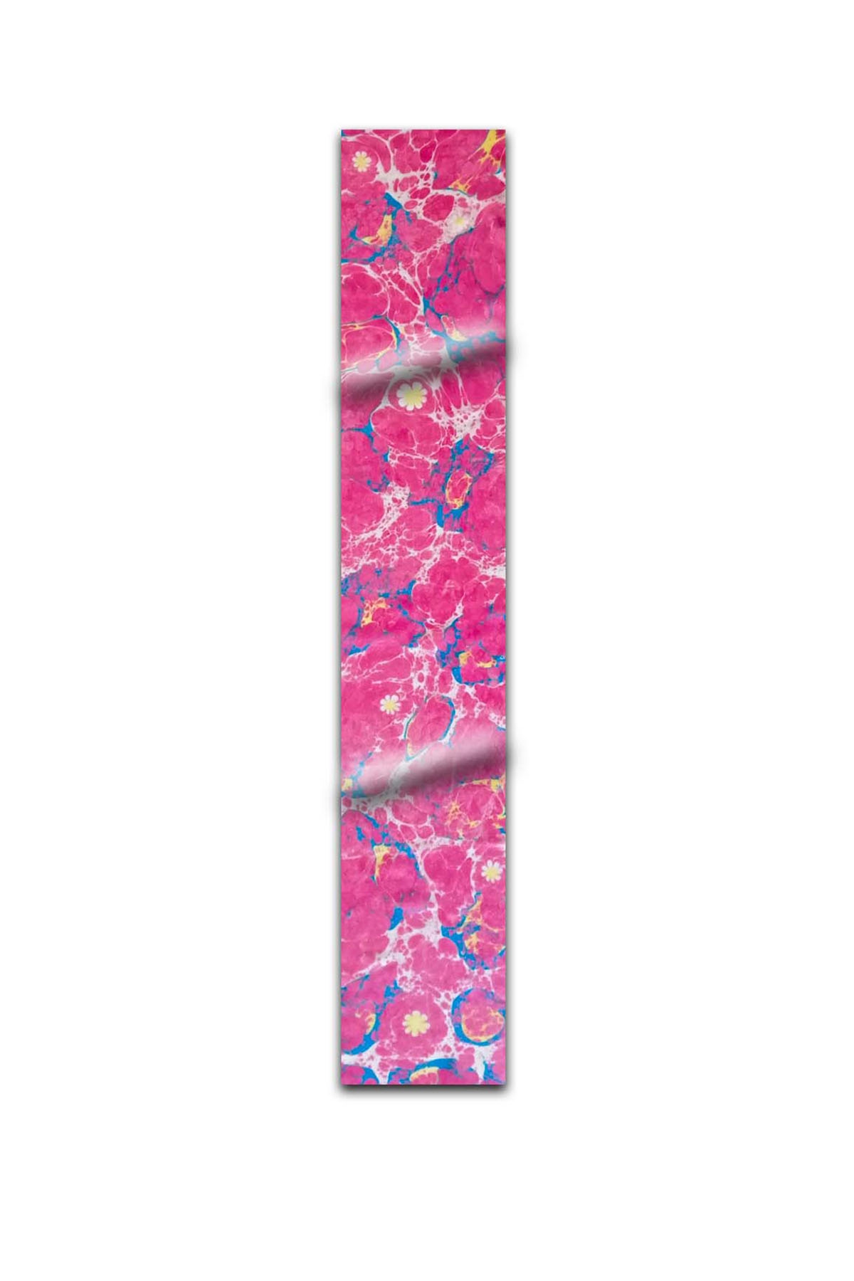 EBRU%20SANATI%20EL%20YAPIMI%20KADIN%20PEMBE%20SARI%20ÇİÇEKLİ%20İPEK%20FULAR%20KF%20117