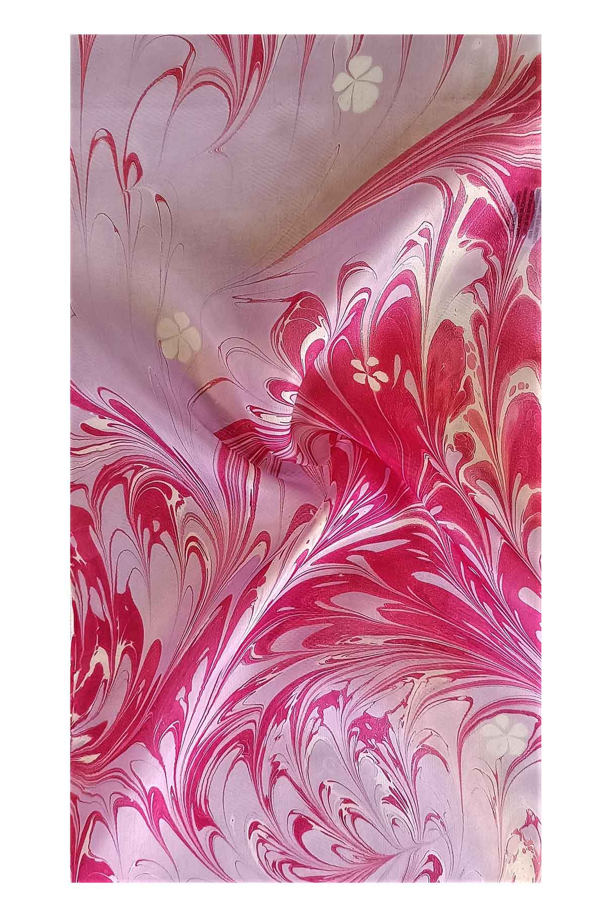 EBRU%20SANATI%20EL%20YAPIMI%20EFLATUN%20PEMBE%20İPEK%20FULAR%20MF%20125
