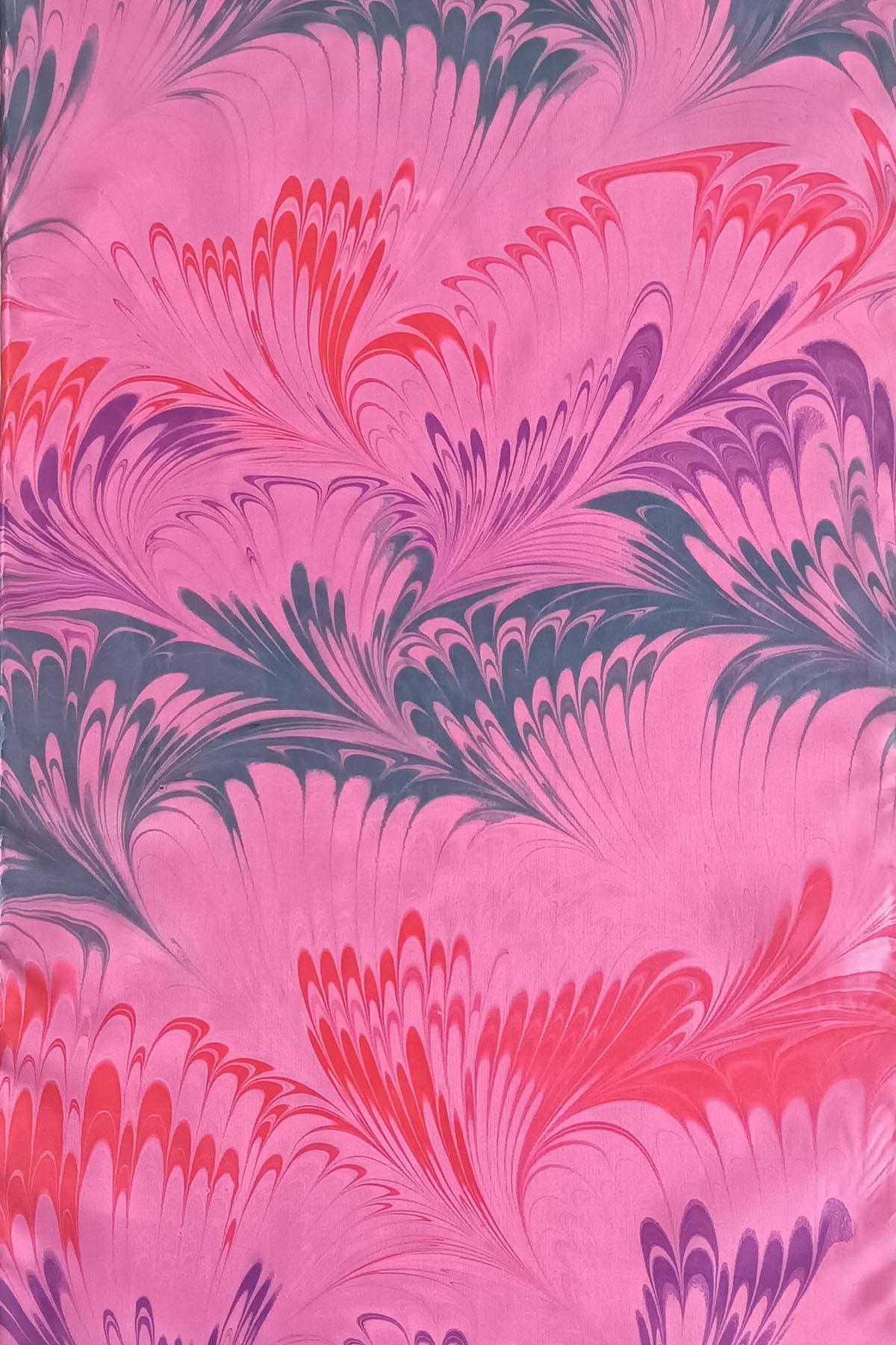 EBRU%20SANATI%20EL%20YAPIMI%20İPEK%20KADIN%20FULAR%20PEMBE%20ÇOK%20RENKLİ%20OGF%2062%20