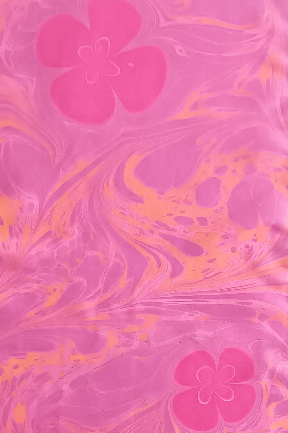 EBRU%20SANATI%20EL%20YAPIMI%20İPEK%20KADIN%20FULAR%20PEMBE%20TURUNCU%20OGF%2070