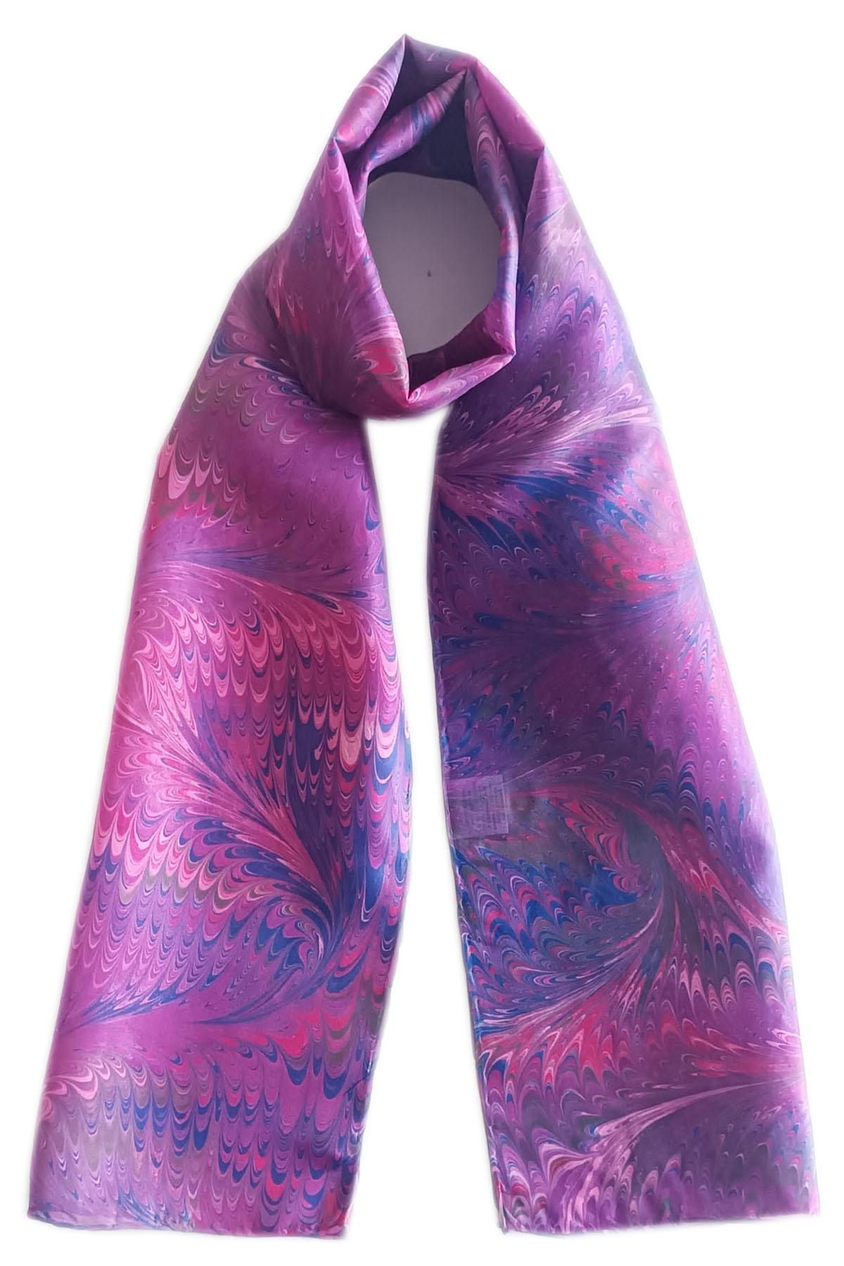 EBRU%20SANATI%20EL%20YAPIMI%20KADIN%20İPEK%20FULAR%20PEMBE%20ÇOK%20RENKLİ%20OZLOGF%2013