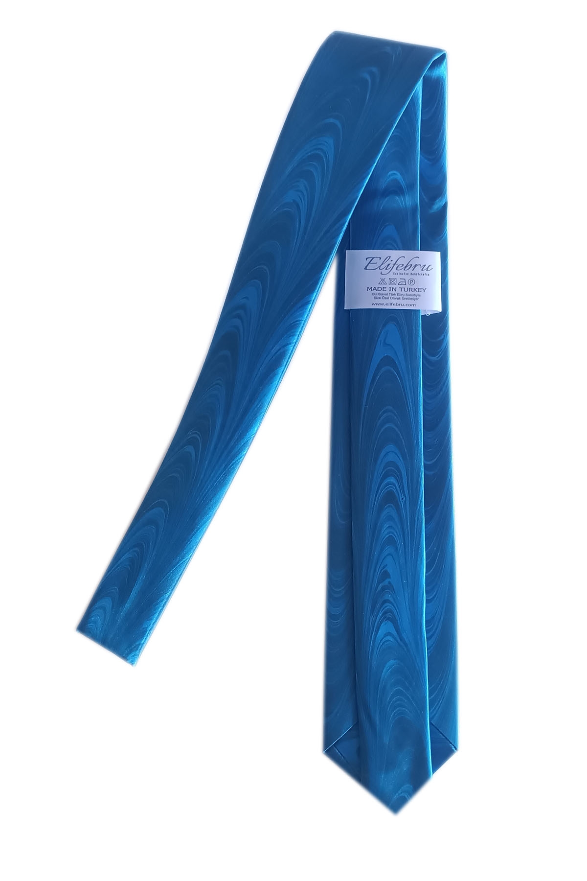 EBRU%20SANATI%20%20SATEN%20KUMAŞ%20%20ERKEK%20LACİVERT%20KRAVAT%20SAKR%20150