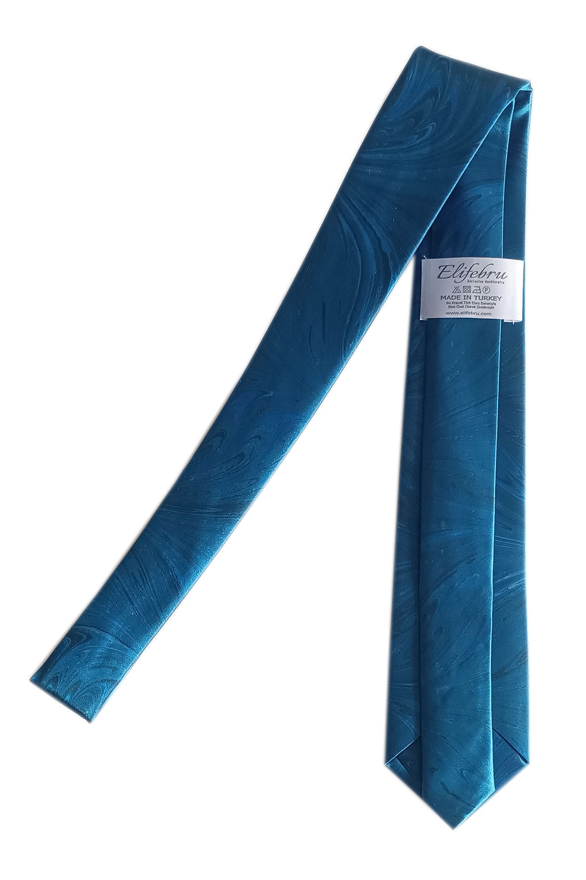 EBRU%20SANATI%20%20SATEN%20KUMAŞ%20%20ERKEK%20LACİVERT%20KRAVAT%20SAKR%20153