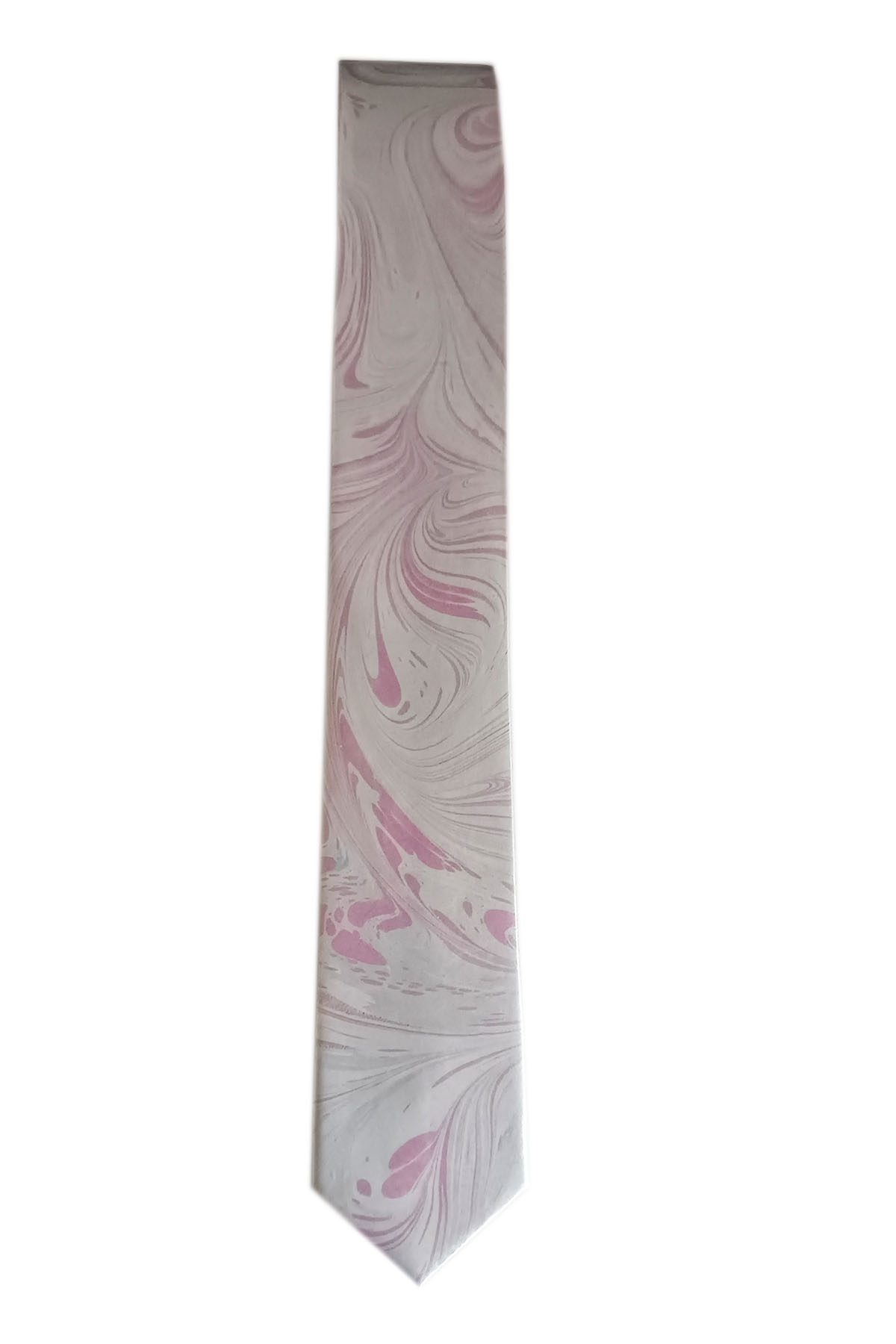 EBRU%20SANATI%20%20SATEN%20KUMAŞ%20AÇIK%20GRİ%20PEMBE%20ERKEK%20KRAVAT%20SAKR%20160