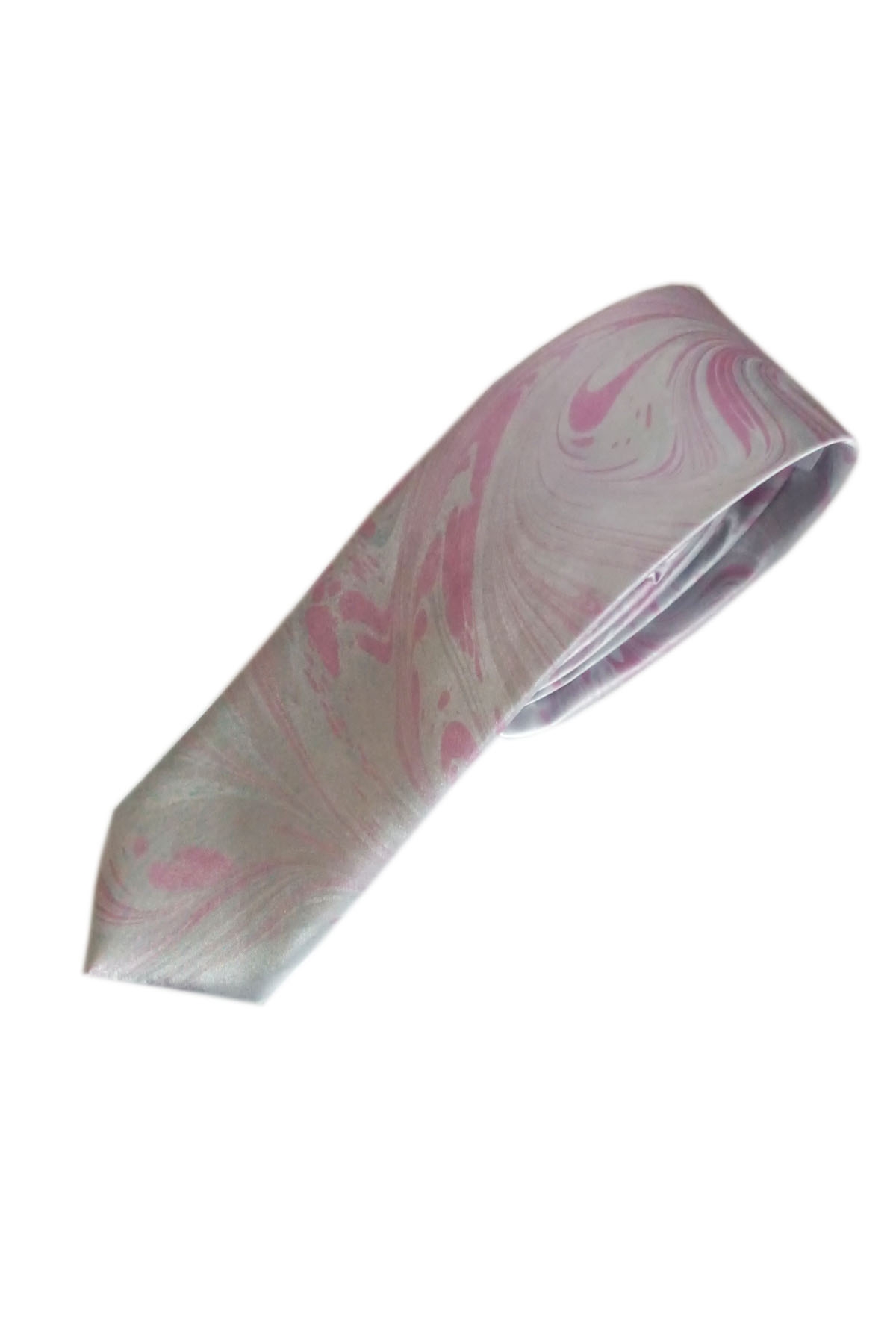 EBRU%20SANATI%20%20SATEN%20KUMAŞ%20AÇIK%20GRİ%20PEMBE%20ERKEK%20KRAVAT%20SAKR%20160